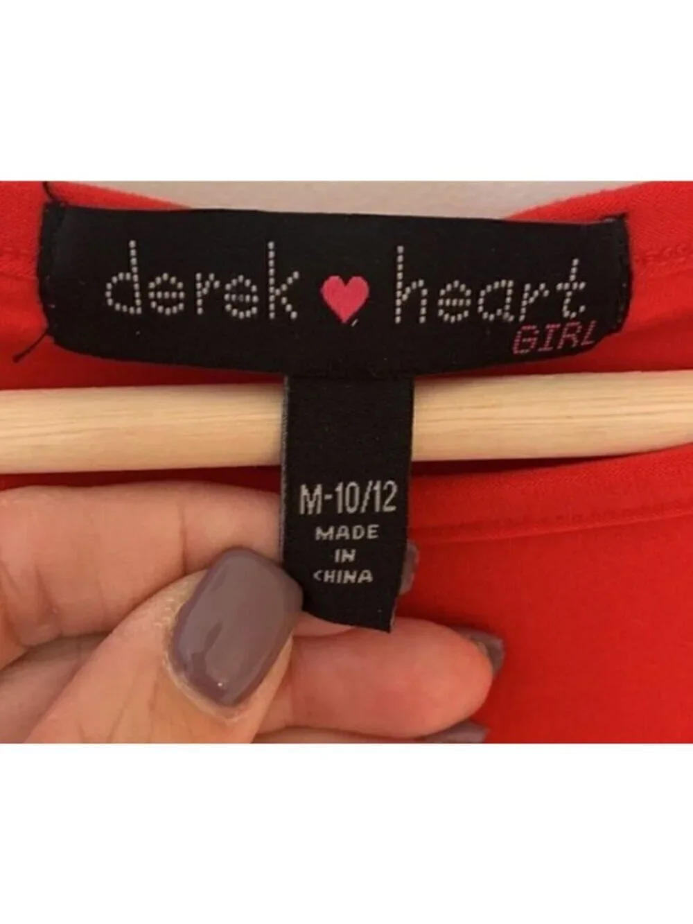 Derek Heart Santa It's A Long Story 3/4 Bell Sleeves Tee‎ Shirt Size Med 10/12